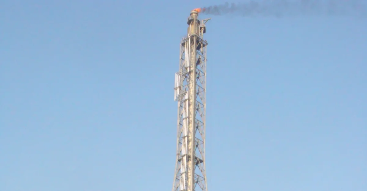 Flarestack At Dushanzi Petrochemical